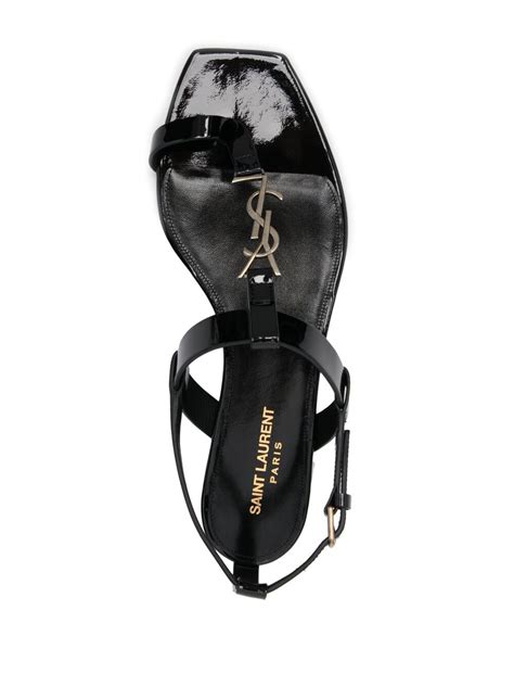 SAINT LAURENT Cassandra flat patent